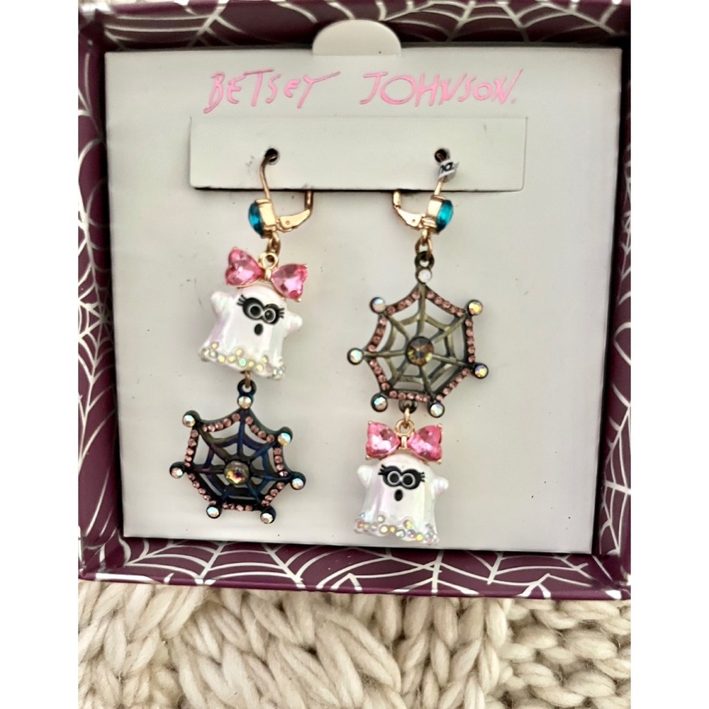Betsey Johnson Halloween Ghost earrings